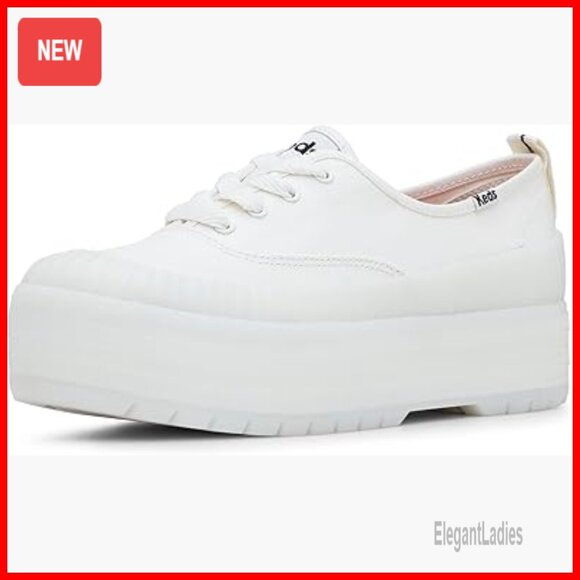 Shoes - Women's Platform Sneakers, Weather-Resistant Canvas, Ankle-High Bootie